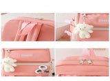 Travel Backpack Backpack Set Fashionable Backpack Colorful Backpack Travel - Pink - Size L V1347-922-29228-PNK-L