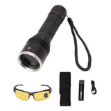 365nm UV Blacklight Flashlight USB Rechargeable Black Light Flashlight Pet Urine Detector for Resin V1294-YM0703-3119230008111