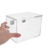 Clear Acrylic Index Card Organizer for Home with Built-in Sign Slot V1369-AZ3-W-21682