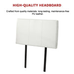 PU Leather Single Bed Headboard Bedhead - White V63-768085