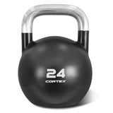 CORTEX 8kg to 32kg Commercial Steel Kettlebell V2 Package V420-CXST-KBS2-A