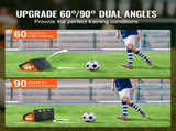 Soccerer Board, 32"X12" Portable Soccer Wall with 2 Angles, Foldable HDPE Kickback V952-ZQHDBHDPEL32Z6HCXV0