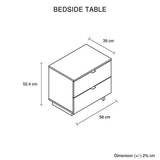 4 Pcs King Bedroom Suite with Dresser in Fabric LED Light V43-BDS-MYLS-4PC-DRS-K