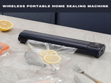 2-in-1 Food Vacuum Sealer With Cutter, Mini Portable Vacuum Sealer Machine Cordless Rechargeable V1366-AZ2-W-26893