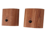 2Pcs Hallway Night Light Intelligent Linkage Wooden Motion Sensor Stairway Night Light USB V1294-YM0710-3119230159211