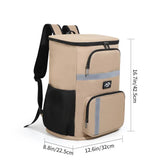 Insulated Cooler Backpack - Portable Outdoor Picnic and Beverage Bag with Bottle Opener V888-ELOSUNG10795