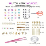 10800pcs Clay Beads for Bracelet Making Kit 72 Colors Spacer Heishi Beads Jewelry Making Kit V571-728040811232