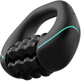 rolling wheel massager, percussion massager, deep tissue muscle recovery, full body V1102-141-28716-BLK-MASSAGEACCESSORIES