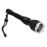 Strong Brightness LED Flashlight 5-Gear Zoom Emergency Flashlight for Outdoor USB Charging V1294-YM0901-3119210102111