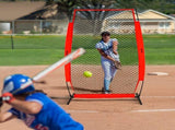I Screen Baseball for Batting Cage, 7x4 ft Baseball & Softball Safety Screen, Body Protector V952-TSBHWIXQX74YMKWF6V0