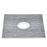 Shower Curb Kit, 914x914mm Shower Pan Kit with 160mm Central Drain, Lightweight EPS Shower V952-LYAZDB3636YCVU1CGV0