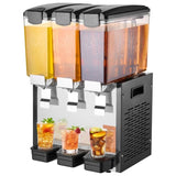 VEVOR Commercial Beverage Dispenser 10L x 3 Tanks Cold Juice Ice Drink Dispenser V952-SYYLJJBSJXS1DZ47WV3