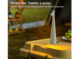 Portable LED Table Lamp 13.5" H Touch Control, 3 Brightness Levels, Rechargeable Desk Light for V1107-CS-GJTDHU