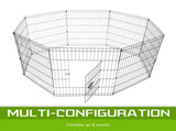 Pet Playpen Foldable Dog Cage 8 Panel 24in V274-PET-PP24