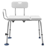 Tub Transfer Bench for Bathtub, 180 kg Capacity Heavy Duty Shower Chair with Arm, Backrest and V952-GDSYGZYTLSLB9D365001V0