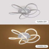 Irie Dimmable 5 Lights LED Ceiling Light - White V558-LL002CL012W