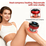 Red Smart Cupping Massager Wireless & Portable/One-Button Pressure Release/12-Level Red Light Heat V1232-BGAMQ001