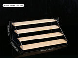 Wooden Ladder Display Shelf Countertop Cabinets Organizer Rack for Toy Cosmetics Kitchen Spices V1294-YM0716-220624CY35-2
