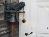 Cast-Iron Merino Ram Doorpost w Bell 23cm V637-74143RAM