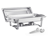 8 Qt 6 Pack Rectangle Chafing Dish Buffet Set Fullsize Pan Stainless Steel V952-ZFXBXGSTGK6JYRMTSV0