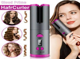 USB LCD Wireless Charging Automatic Portable Curler Smart Home Personal Care Appliance Mini V1106-DDJFB001
