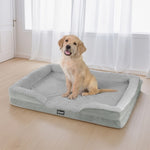 i.Pet Pet Bed Dog Calming Soft Cushion Egg Crate Large Sofa Removable Washable PET-BED-XL100-GR