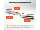Electric Exhaust Cutout, 63.5 mm Universal Stainless Steel Exhaust Valve Kit with One Controller V952-DDPQQDQWGK25MI3HN001V9