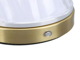 Portable Cordless Table Lamp Acrylic Iron LED 3 Modes Stepless Touch Dimmable USB Rechargeable V1294-YM0901-3119240052511