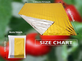 30 Pcs Highly Reflective Mylar Film for Plant Growth and Garden Greenhouse Covering, Gold, 211 x 130 V1237-ZY-917-043