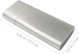 Stainless Steel Travel Case Portable Holder for Light Humidor Storage Accessories with Handle V1189-WXFBOL-137-1