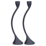 Candle Holder Zinc Alloy High Foot European Style Romantic Simple Retro Black Candlesticks for Bar V1294-YM0715-3115220047511