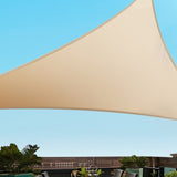 Instahut Shade Sail Cloth Shadecloth Triangle Sun Canopy 6.1x6.1x6.1M SAIL-DL-L-61X61X61-C-SA