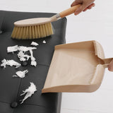 2 Set Mini Dustpan and Brush Set for Desk and Keyboard Beige V1237-ZY-818-213