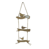 Birds On Driftwood w Rope Wall Art 47cm V637-12825BRD