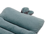 Integrated Recliner Backrest Cushion Plush PP Cotton Back Support Office Chair Sofa CushionBlue V1294-YM0523-3117220049313