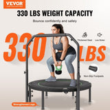 Foldable Mini Trampoline, 40 Inch Fitness Rebounder, Max Load 330lbs Exercise Trampoline, Stable & V952-YXJSBCDBSKZD98EZMV0