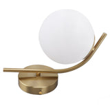 Glass Wall Sconce Indoor Wall Sconce Golden E27 E26 Wall Lamp Holder 85265V for Bedroom V1294-YM0703-3119230087111