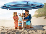 Mountview 2M Outdoor Beach Umbrellas Sand Blue UA0193-200-BL