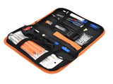 Electric Soldering Iron Kit with Solder Tips 180500&degC Adjustable DIY Welding Repairing ToolUK 220V V1294-YM0901-3117210128511