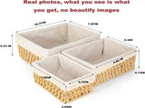 Storage Basket - Basket Set - Wicker Basket - Woven Basket - Cabinet Basket - Bathroom Basket V1189-WXF-260203-00524
