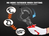 Ratcheting Cable Cutter, 280mm Ratchet Wire and Cable Cutter, Cut up to 400 mm, with Comfortable V952-DLJD11YCZD40TDVTZV0