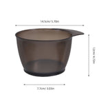12Pcs Mixing Bowls Plastic Hair Color Bowls Professional Salon Quality Dark Grey V1369-AZ3-W-14452