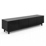 Artiss TV Unit Entertainment Unit Storage Cabinet 180cm Black FUR-Z-CT02-TV180-BK-AB