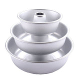 3Pcs 6/7/9 Inches Angel Food Cake Pan Griddle Cake Pans Baking Pans V1369-AZ3-W-11717