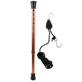 Adjustable Aluminum Alloy Hood Prop Rod for Cars with Hook and Hanging Rope Support Pole V1366-AZ2-W-20339