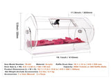 Acrylic Raffle Drum, Holds 5000 Tickets or 200 Raffle Balls, Professional Raffle Ticket Spinning V952-CJGSL16YC000SJDVGV0