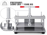 Manual Paper Press Machine, 12x8.6 inch for A4 Sized Papers Flatting Machine, 10cm Thickness Steel V952-ZDJ20YPJSD21VV88HV0