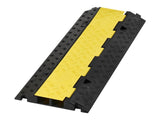 Cable Protector Ramp, 9,979 kg/axle Capacity, 2 Channel Heavy Duty Rubber Cord Hose Wire Cover, 55 x V952-SKCDLBHPD2CXPE7OK001V0