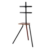 Artiss TV Stand Wooden Tray 24-55" Swivel Height Adjustable TV-MOUN-105-BK-WAL