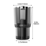 Car Cup Cooler and Warmer 12V Thermoelectric Beverage Chiller & Heater for Car Travel Portable V1366-AZ2-W-11854